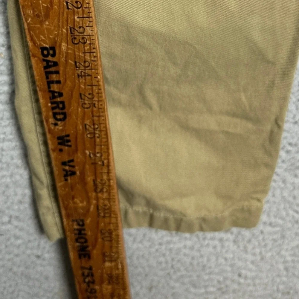J Crew Pants Mens 32X32 Tan Cargo Utility Workwear Flat Front Straight Pockets